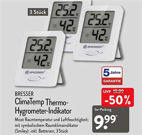 feuchtigkeitsmessgerät aldi nord|Bresser Thermo.